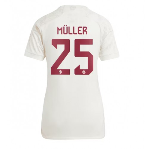 Dres Bayern Munich Thomas Muller #25 Rezervni za Žensko 2023-24 Kratak Rukav